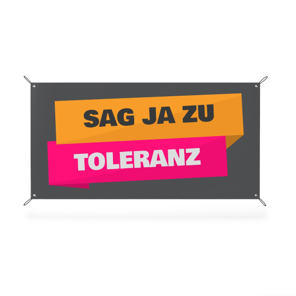 Banner 2:1 - Ja zu Toleranz