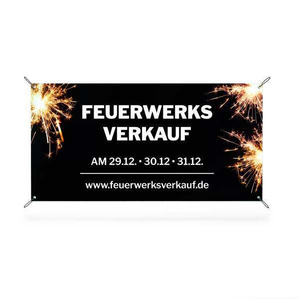 Banner - Feuerwerksverkauf
