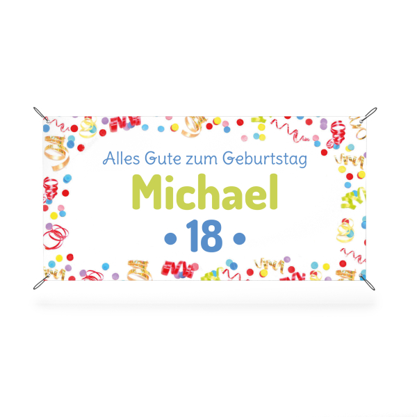 Banner - Alles Gute zum 18. Geburtstag