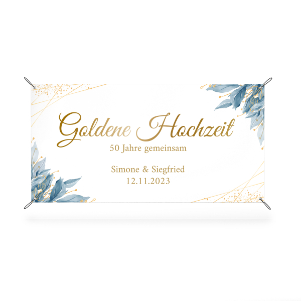 Banner - Goldene Hochzeit