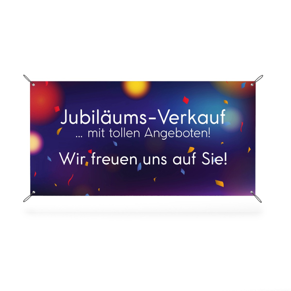 Banner - Jubiläumsverkauf