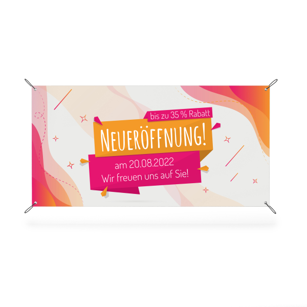 Banner - Neueröffnung III