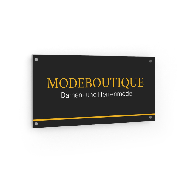 Firmenschild - Modeboutique II