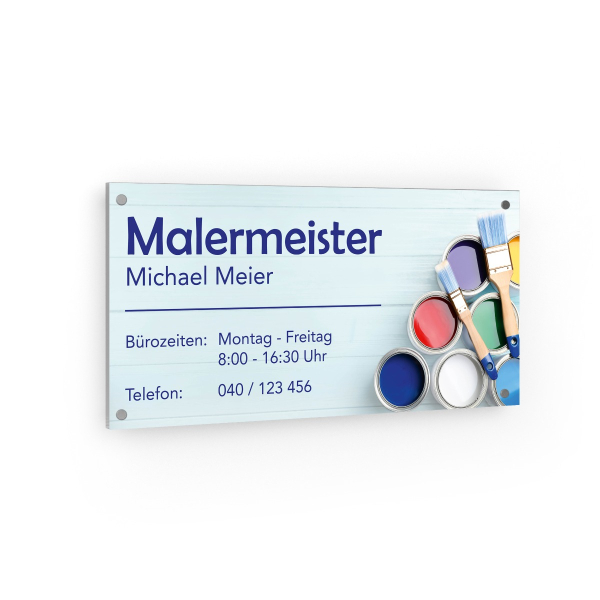 Firmenschild - Malermeister III