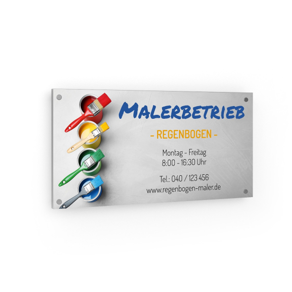 Firmenschild - Malerbetrieb