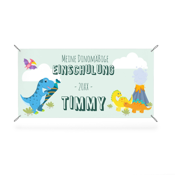 Banner - Dinomäßige Einschulung