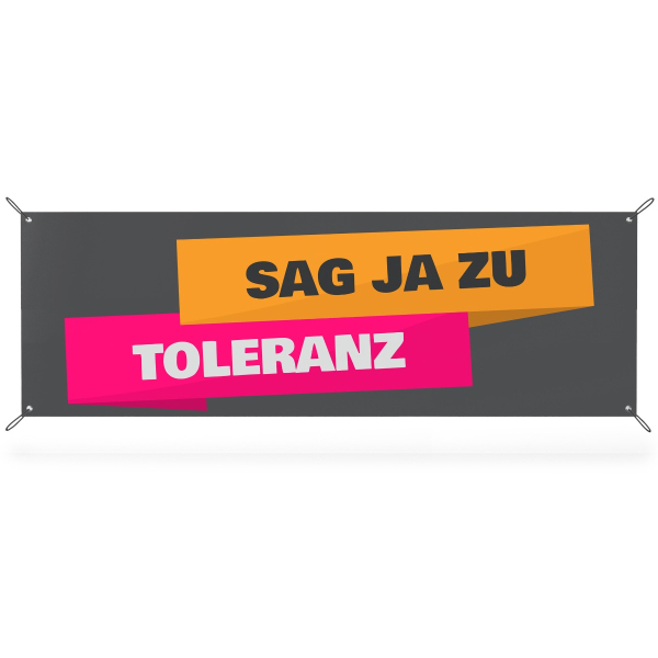 Banner 3:1 - Ja zu Toleranz