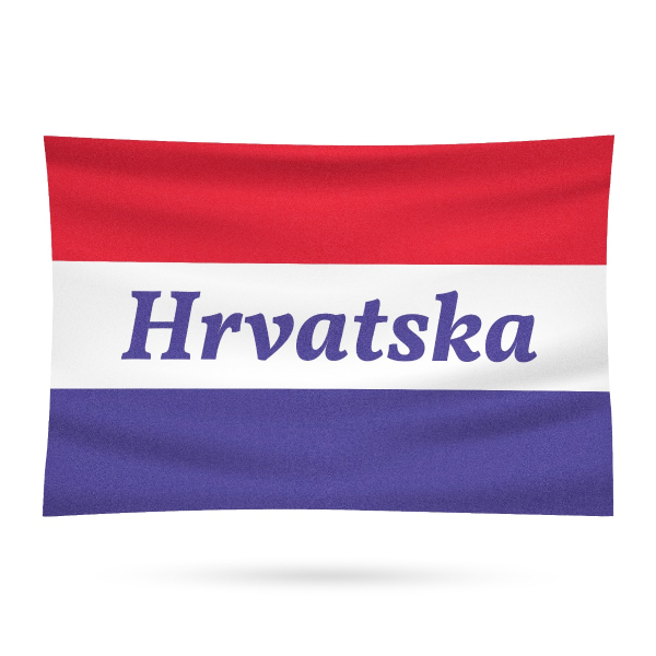 Fahne - Kroatien Flagge