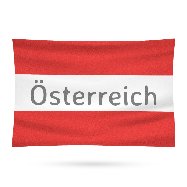 Fahne - Österreich Flagge