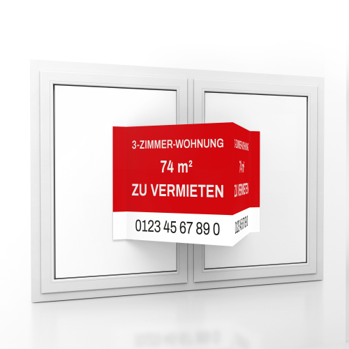 Nasenschild - 3-Zimmer-Wohnung zu vermieten