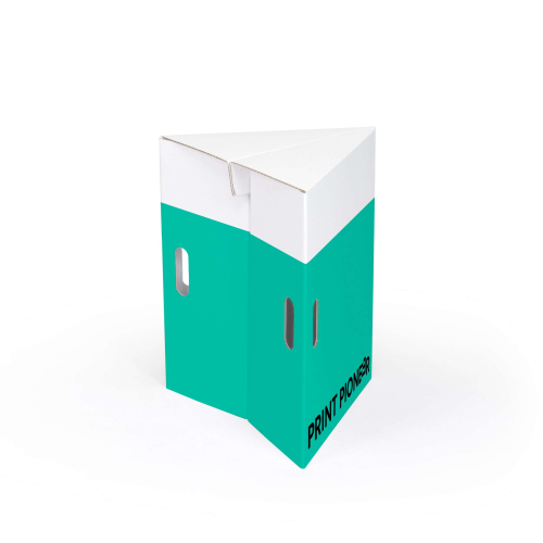 Tabouret triangulaire en carton
