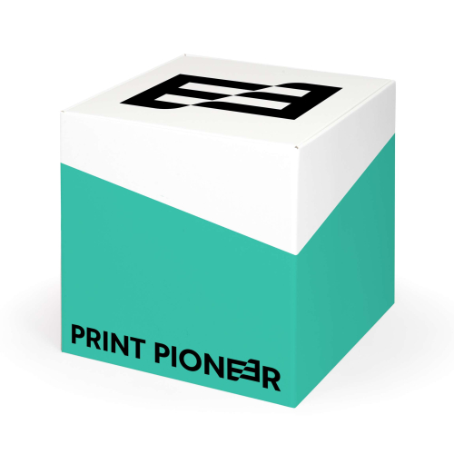 Tabouret en carton cube grand