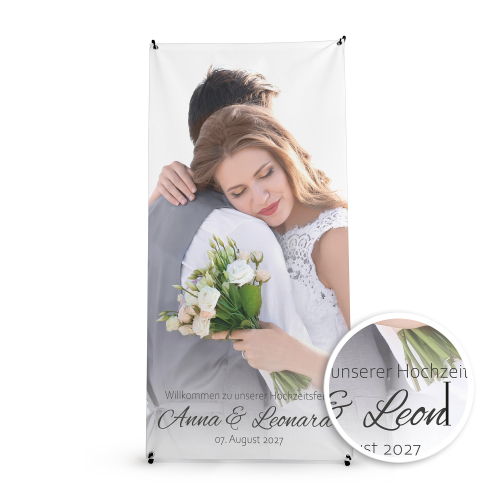X-Banner - Foto mit Schriftzug III