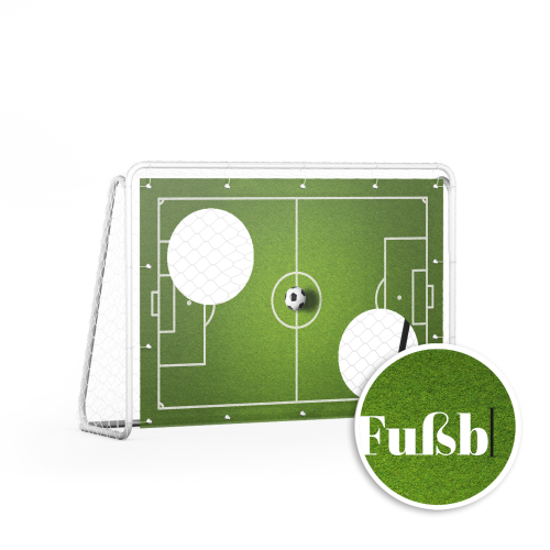 Torwand - Fußballfeld
