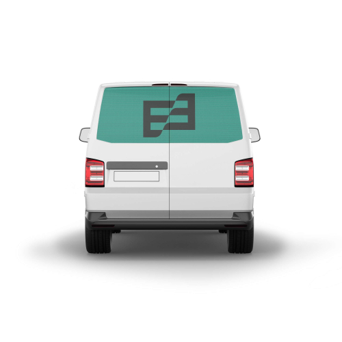 Rear window sticker