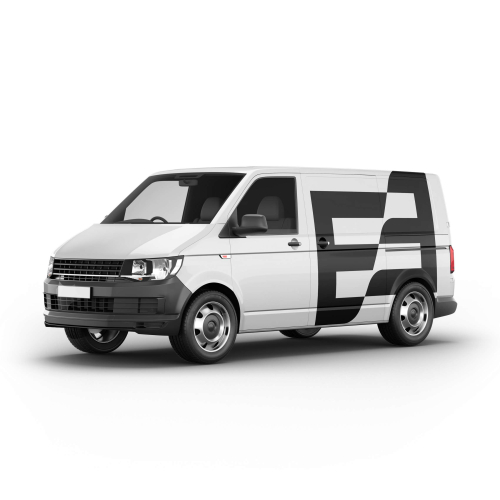 Film labelling with vehicle film