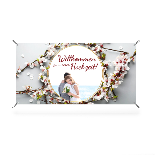 Banner - Willkommen zu unserer Hochzeit II