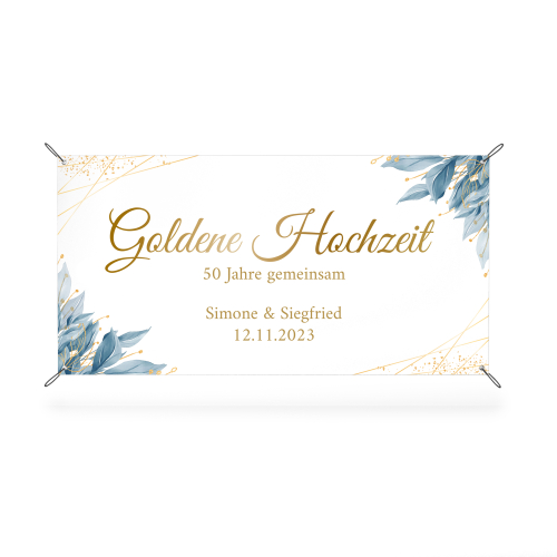 Banner - Goldene Hochzeit