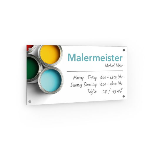 Firmenschild - Malermeister II