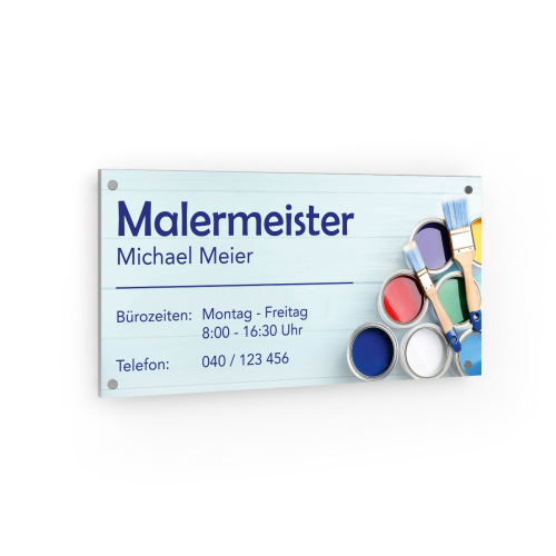 Firmenschild - Malermeister III