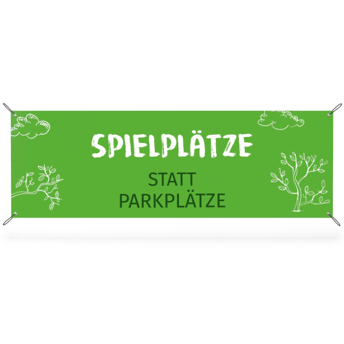Banner 3:1 - Spielplätze statt Parkplätze