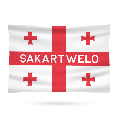 Fahne - Georgien Flagge