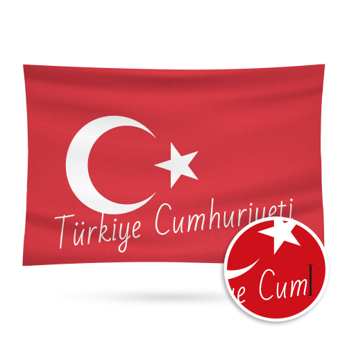 Fahne - Türkei Flagge