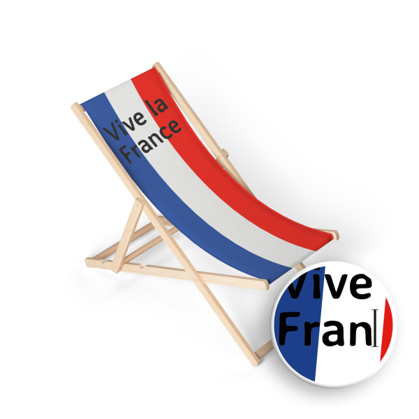 Liegestuhl - Frankreich-Design