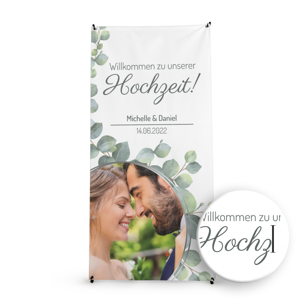 X-Banner - Willkommen zu unserer Hochzeit III
