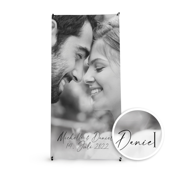 X-Banner - Foto mit Schriftzug IV