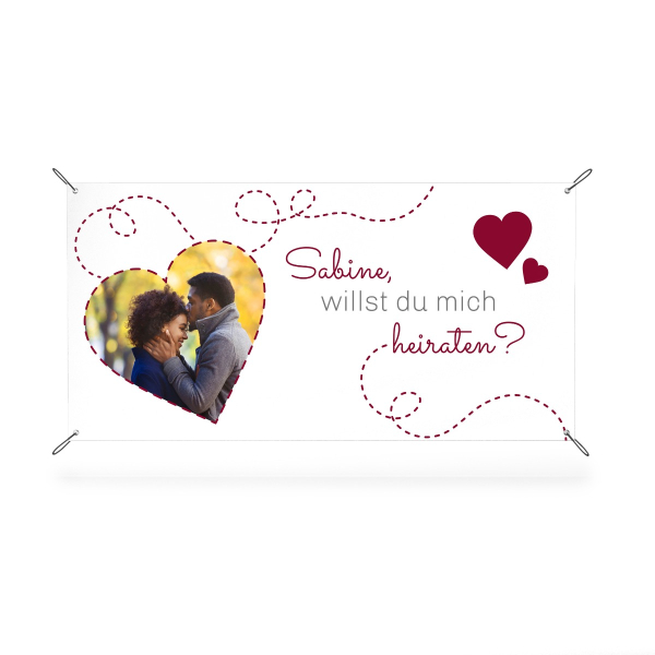 Banner - Willst Du mich heiraten