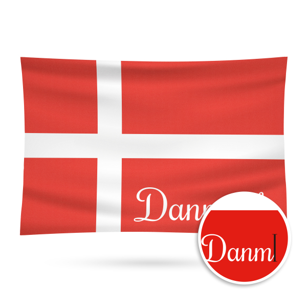 Fahne - Dänemark Flagge