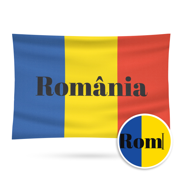 Fahne - Rumänien Flagge