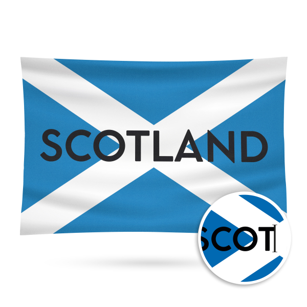 Fahne - Schottland Flagge