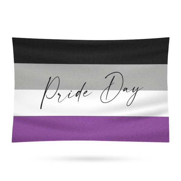 Fahne - Asexuell Flagge