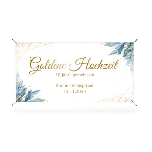 Banner Goldene Hochzeit - Motiv 2
