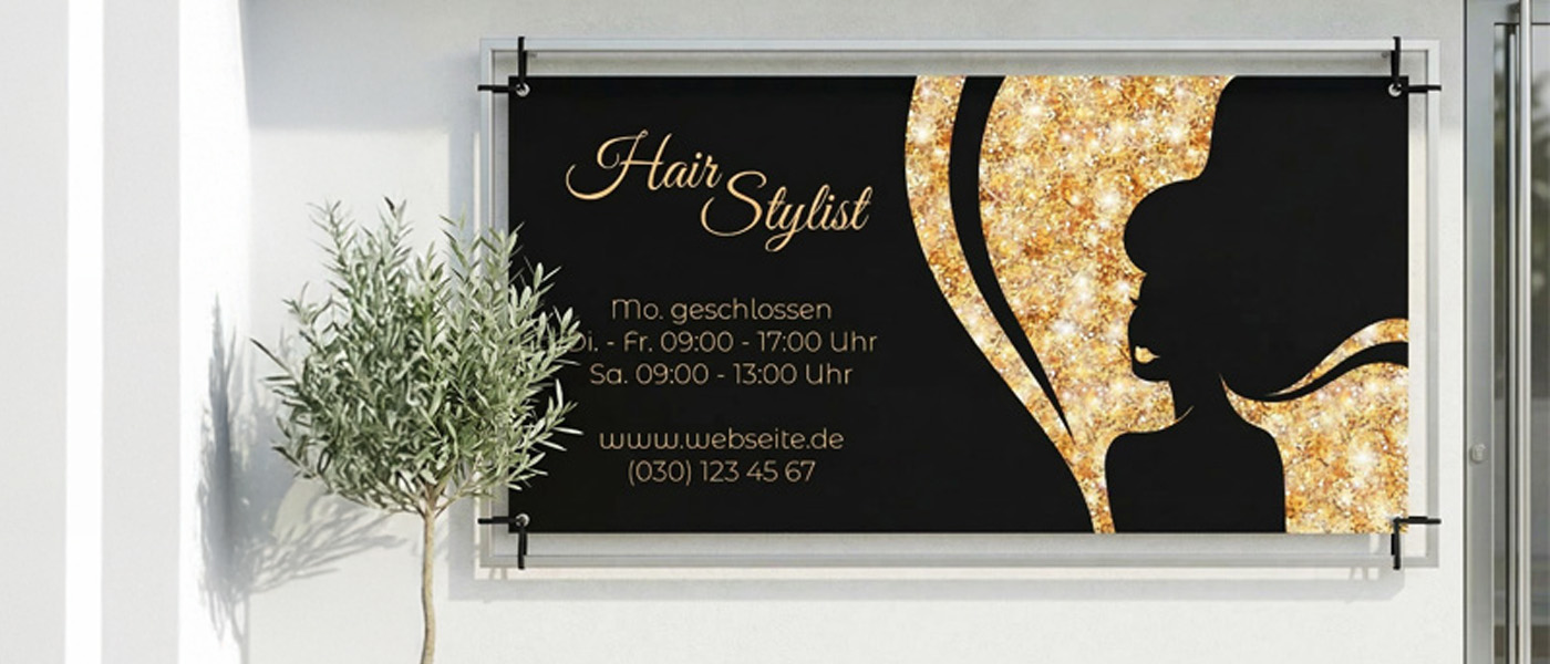 Salonwerbung drucken lassen – Schilder & Banner für Friseure_0