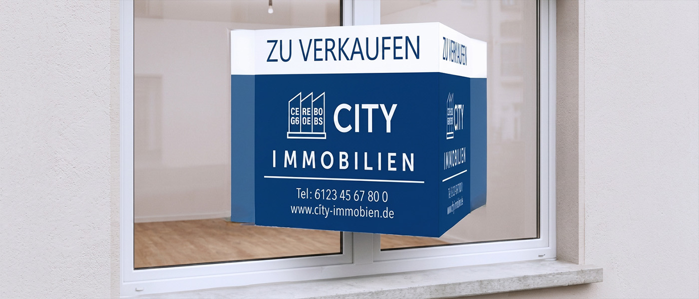 Immobilienschilder drucken lassen – für Büro, Fassade & Objekt_0